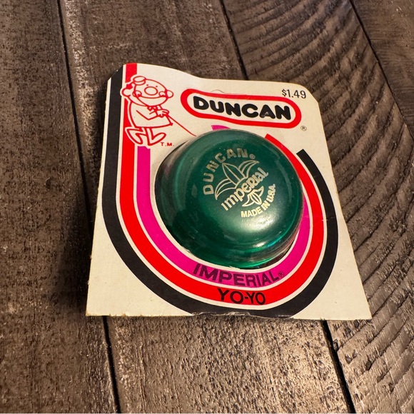 Vintage 1986 Duncan Imperial Green Yo-Yo YOYO Toy  New - Picture 1 of 6
